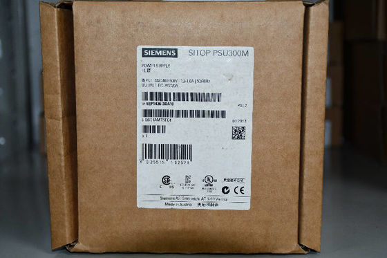 Entrada de la CA de la fuente de alimentación del carril del estruendo del modo del interruptor de Siemens SITOP PSU100D 230V, salida de la C.C. 24V, 3.1A 75W proveedor