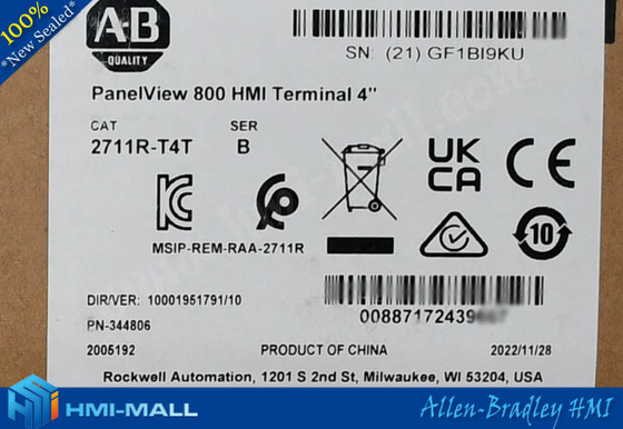 TERMINAL DE 2711R-T4T/PANELVIEW 800 4.3-INCH HMI proveedor